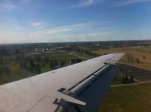 Flying Over Keeneland