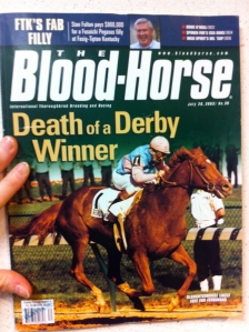 Cover of The Blood-Horse exposing Ferdinand's death-by-slaughter in Japan
